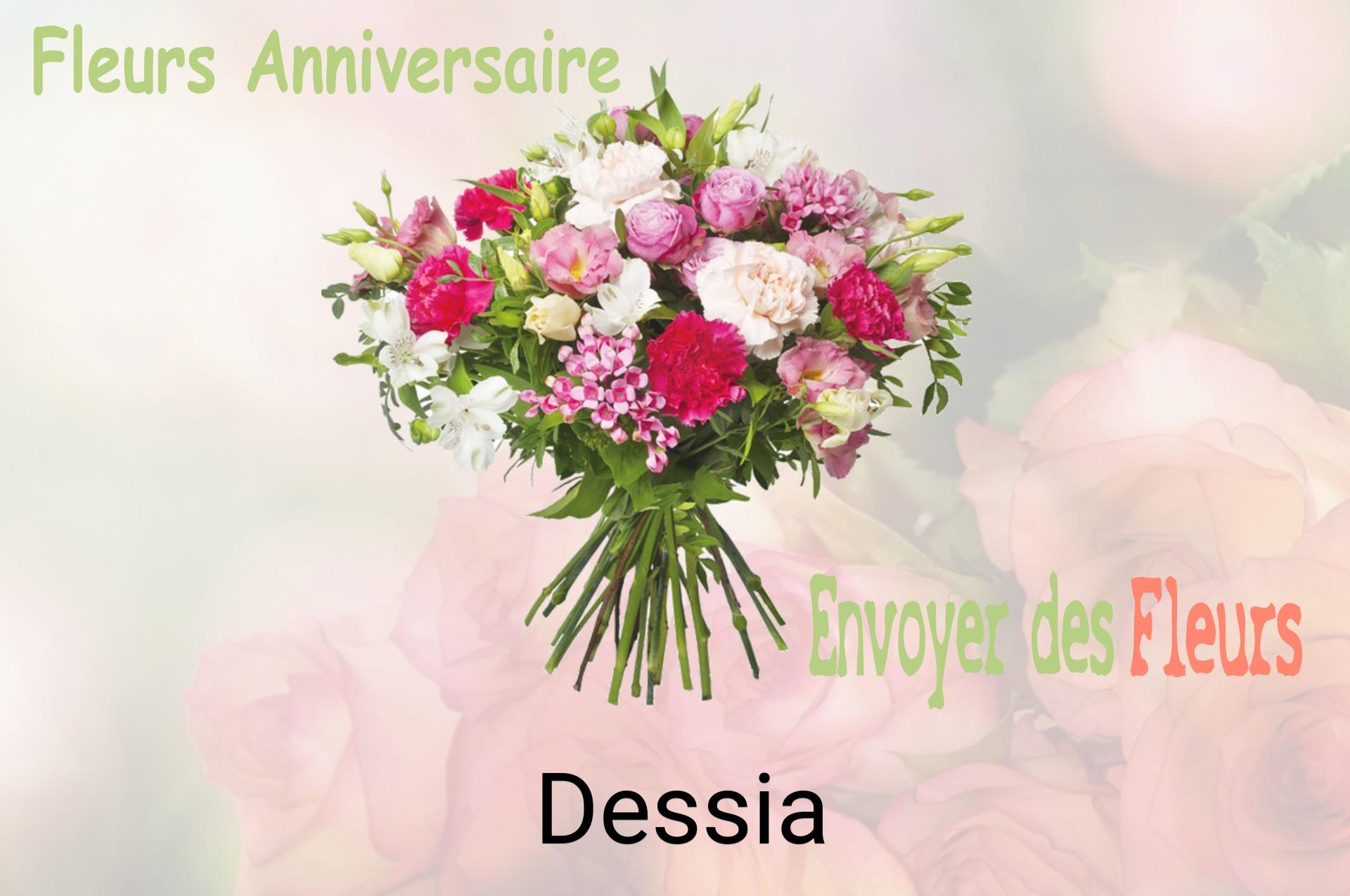 Bouquet de fleurs d’anniversaire livré à Dessia
